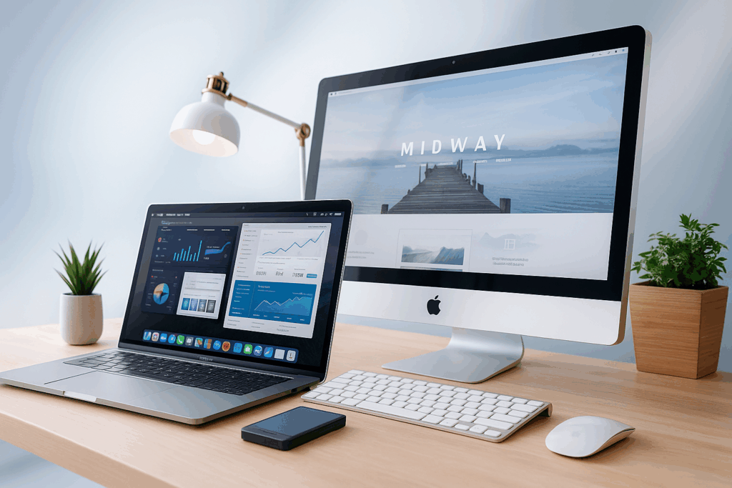 Premium Webdesign Paket für optimale Ladezeiten und responsives Design